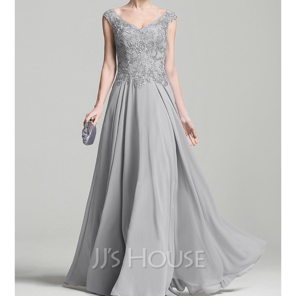 New Mother of the bride or groom formal dress floor length chiffon JJ’s House
